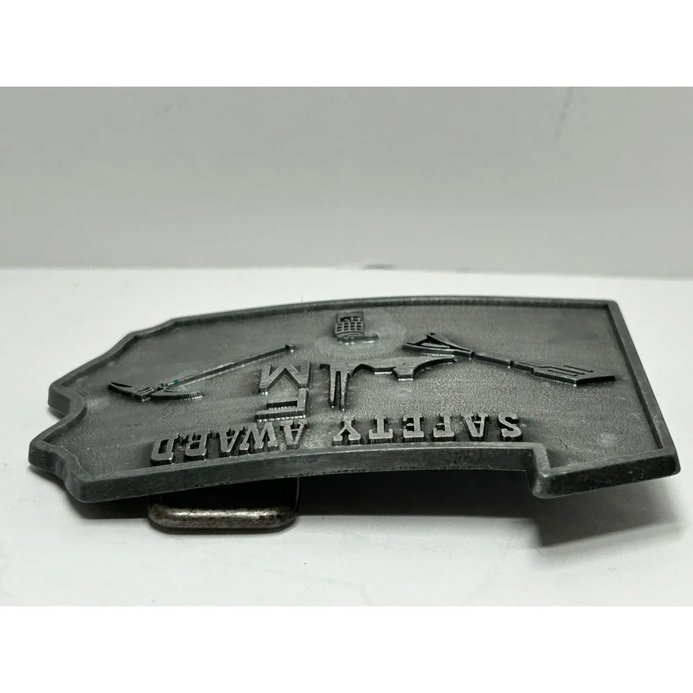 Pennsylvania State‎ Shape Safety Award Belt Buckle Industrial Mining